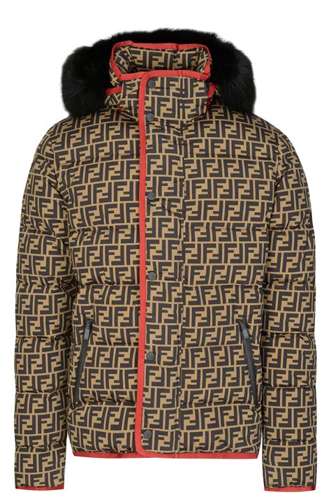 fendi men's puffer jacket|fendi puffer down jacket.